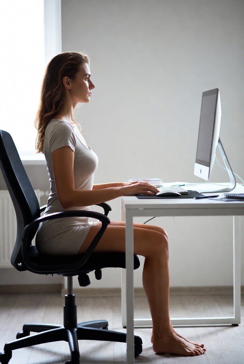 Správné sezení u počítače